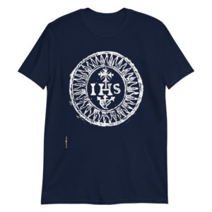 IHS – Short-Sleeve Unisex T-Shirt Apparel Rosary.Team