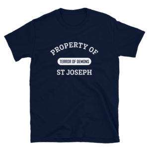 Property of St Joseph, Terror of demons Apparel Rosary.Team