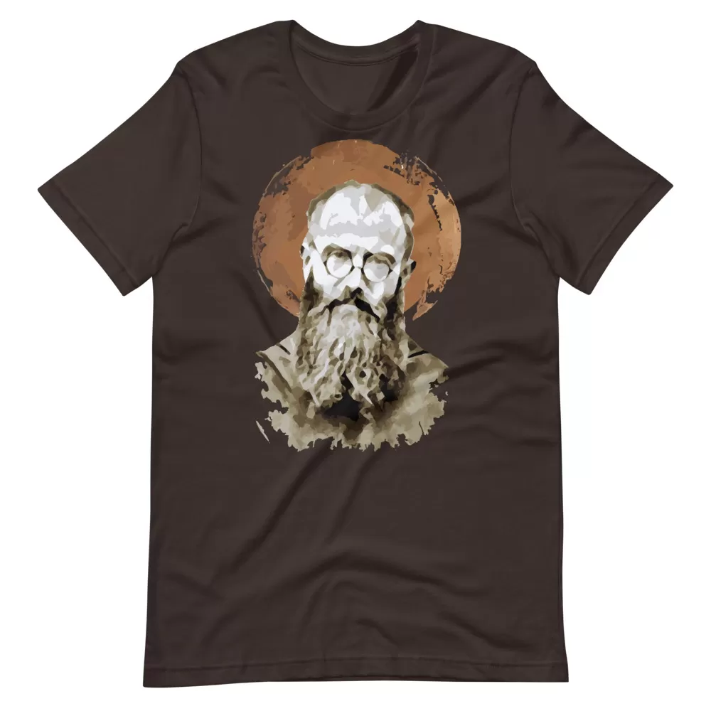 Święty Maksymilian Maria Kolbe – Short-Sleeve Unisex T-Shirt