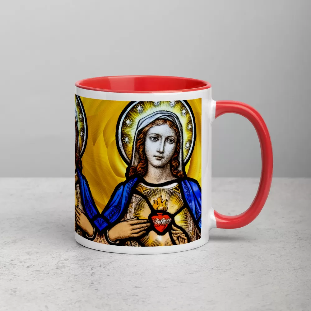 Cor Immaculatum Mariae – Mug with Color Inside