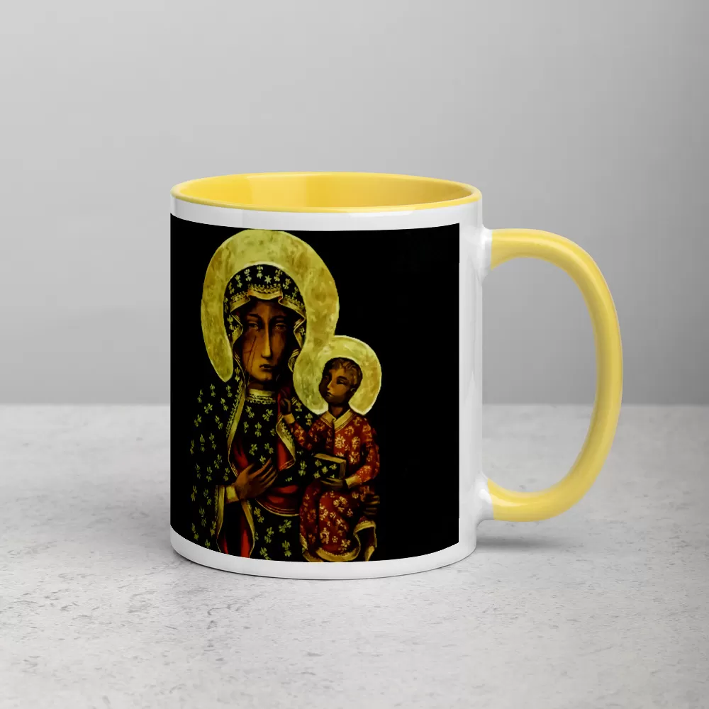 Madonna of Częstochowa – Mug with Color Inside Drinkware Rosary.Team