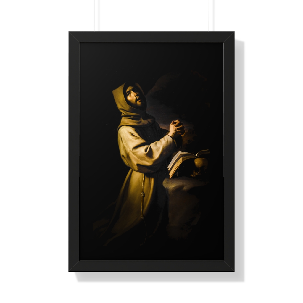 St. Francis in Ecstasy #FramedPoster #Poster Masterpieces Rosary.Team