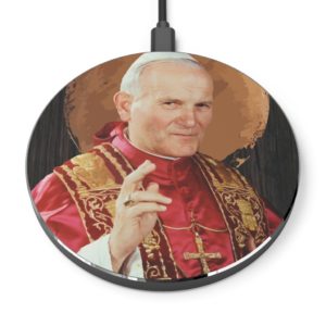 St Pope John Paul II  #WirelessCharger Accessories Rosary.Team
