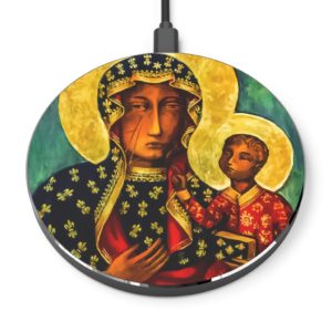 Our Lady of Czestochowa #WirelessCharger Accessories Rosary.Team