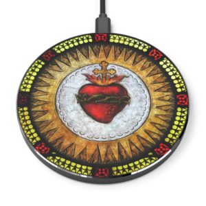 Sacred Heart of Jesus Christ #WirelessCharger Accessories Rosary.Team