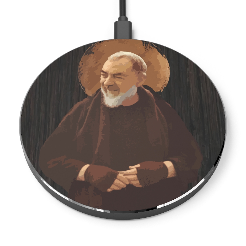 St Padre Pio #WirelessCharger Accessories Rosary.Team