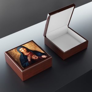 Immaculate Heart of Mary #JewelryBox #ReliquaryBox
