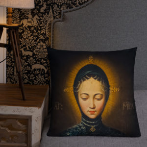Trier Mattheiser Gnadenbild – Premium Pillow Pillows Rosary.Team