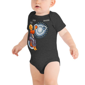 In The Beginning - Baby short sleeve one piece