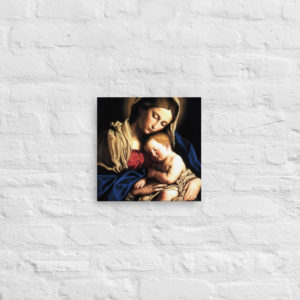 Madonna and Child (Sassoferrato) Canvas