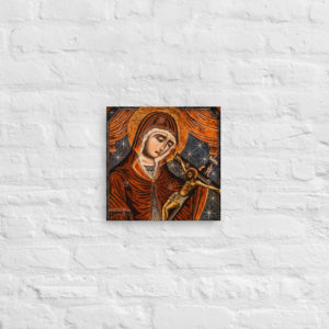 The Mother of God (Trenousa) Canvas