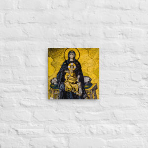 The Virgin and Child (Theotokos)  #Canvas
