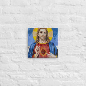 Sacred Heart of Jesus Christ  #Canvas
