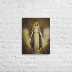 Our Lady of Grace (Chambers) Canvas Wall Art Rosary.Team