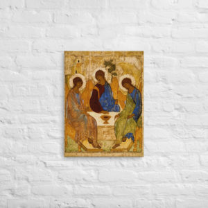 Троица (Rublev) Canvas Masterpieces Rosary.Team