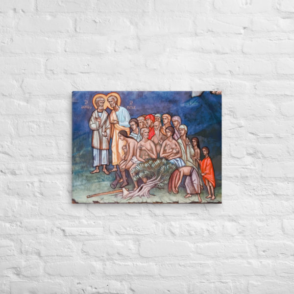 People preparing for Baptism - Canvas