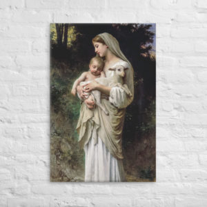 Innocence (Bouguereau) Canvas Masterpieces Rosary.Team