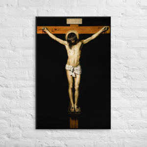 The Crucified Christ (Velazquez) Canvas Masterpieces Rosary.Team