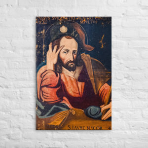 Apostle St James, Son of Zebedee #Canvas