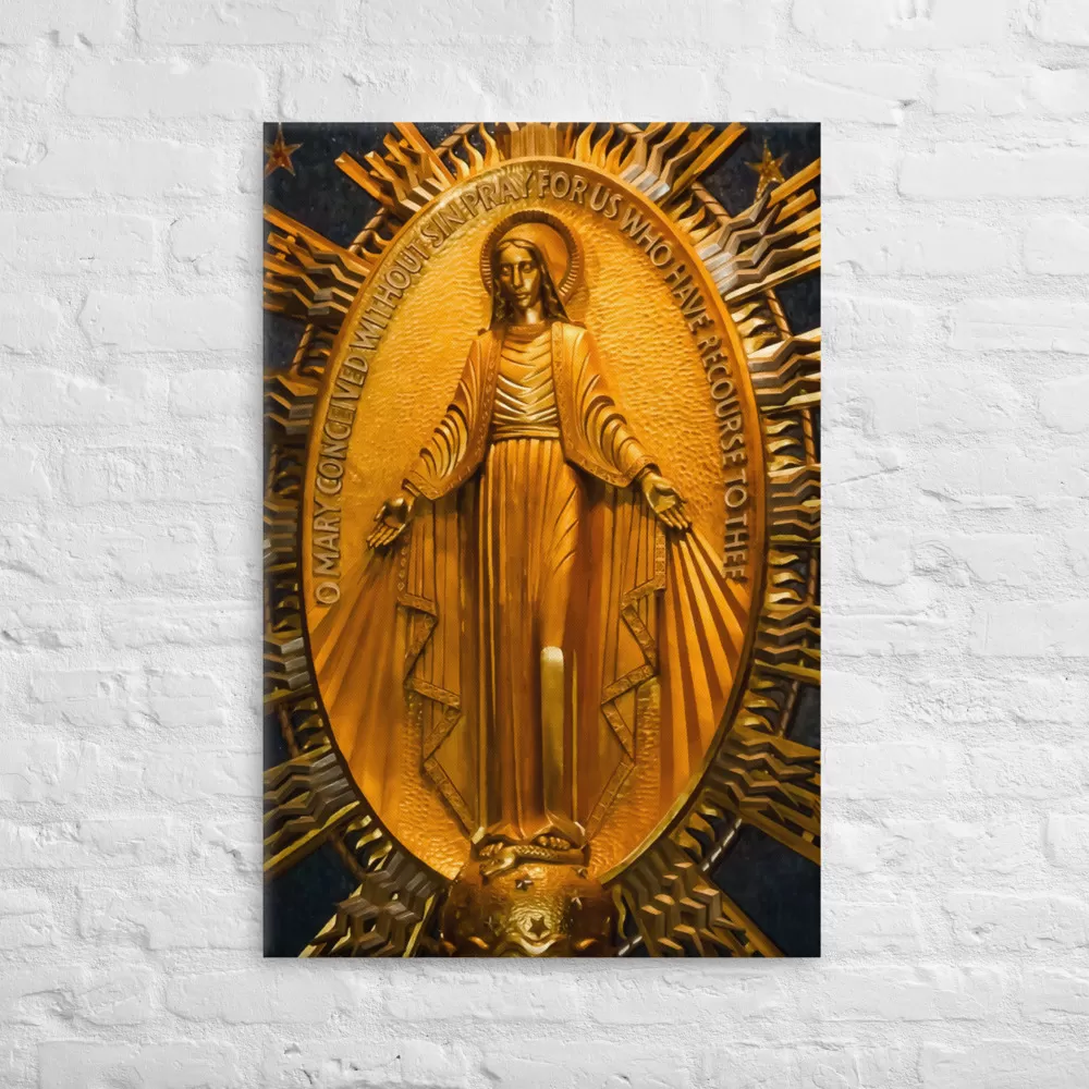 Our Lady of Graces (Miraculous Medal) #Canvas