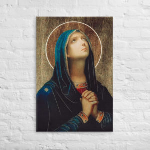 Our Lady of Sorrows #Canvas Wall Art Rosary.Team