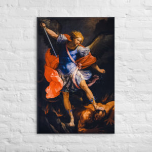 St Michael Archangel (Reni) #Canvas Masterpieces Rosary.Team