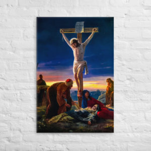 Christ at The Cross #Canvas Wall Art Rosary.Team