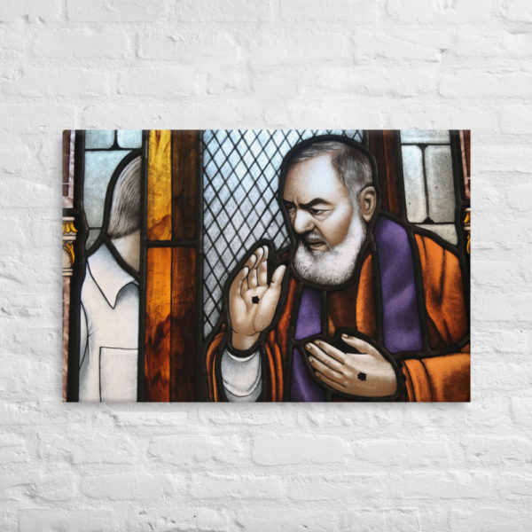 Saint Padre Pio the Confessor #Canvas