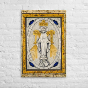 Our Lady of Graces #Canvas Wall Art Rosary.Team