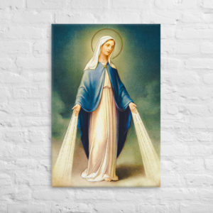 Our Lady of Graces #PrayForUs #Canvas Masterpieces Rosary.Team