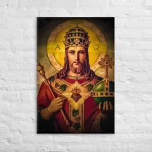 Christus Rex #Canvas Wall Art Rosary.Team