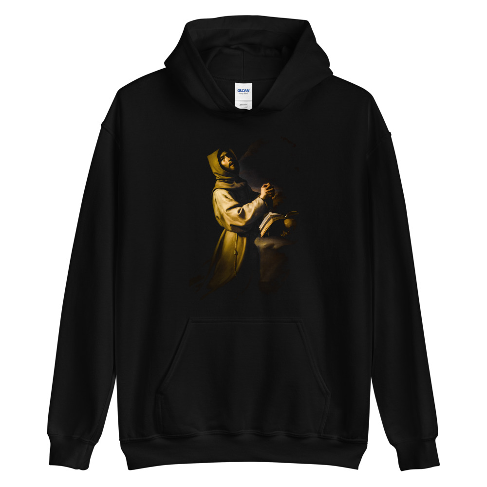 St. Francis in Ecstasy #Hoodie Apparel Rosary.Team