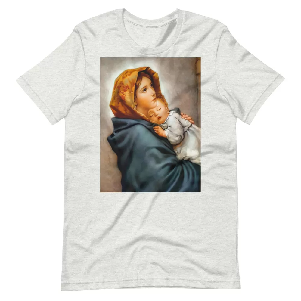 Madonna of the Streets (Roberto Ferruzzi) Short-Sleeve Unisex T-Shirt