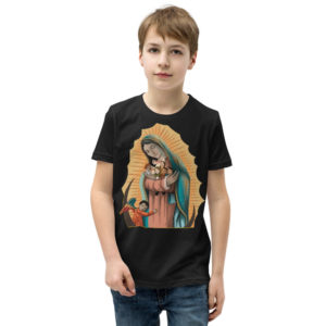 #VirginMary Protect Us - Youth Short Sleeve T-Shirt