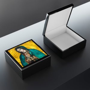 Our Lady of Guadalupe #JewelryBox #ReliquaryBox General Rosary.Team