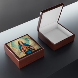 Our Most Blessed Virgin Mary #JewelryBox #ReliquaryBox