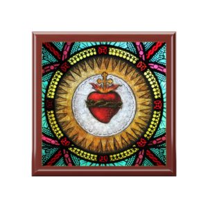 Most sacred Heart of Jesus #JewelryBox #ReliquaryBox