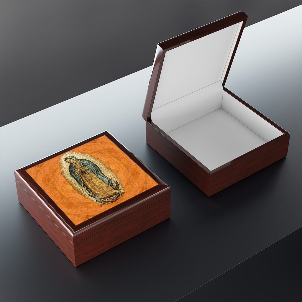 Our Lady of Guadalupe #ReliquaryBox #JewelryBox