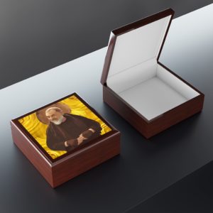 St. Padre Pio #JewelryBox #ReliquaryBox
