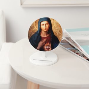 Immaculate Heart Of Mary, Our Most Blessed Mother #Induction #WirelessCharger Wireless Chargers Rosary.Team