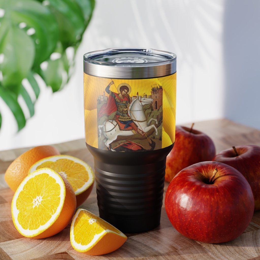 Saint George and the Dragon – Ringneck #Tumbler