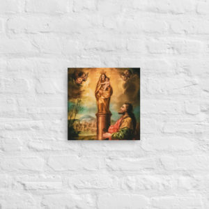 Mary, Our Lady of the Pillar #Canvas