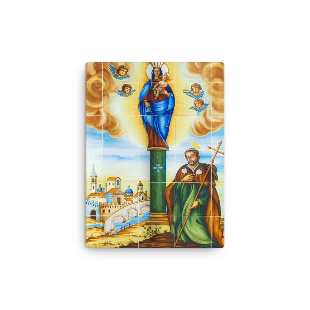 Our Lady of the Pillar #Canvas