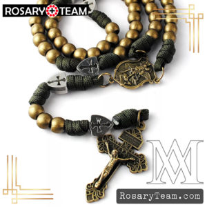 Rosary Warrior – Paracord Rugged Holy Rosary Holy Rosary Rosary.Team