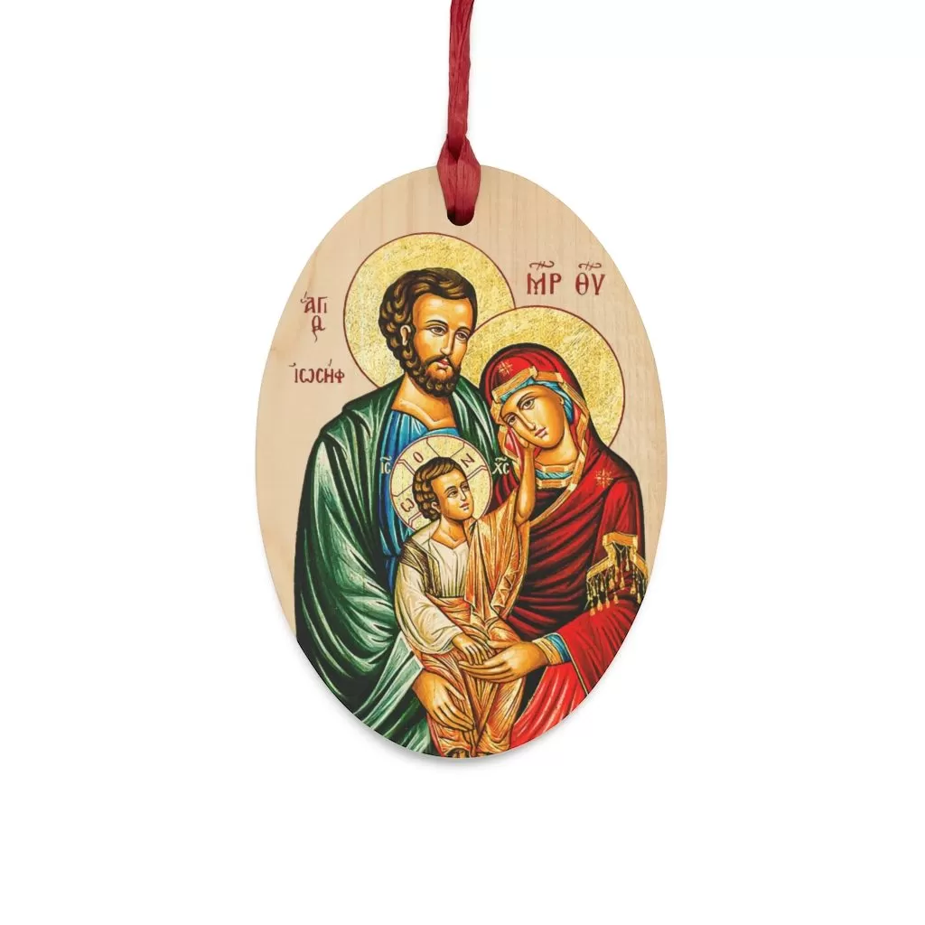 Holy Family – Wooden #Christmas #Ornaments