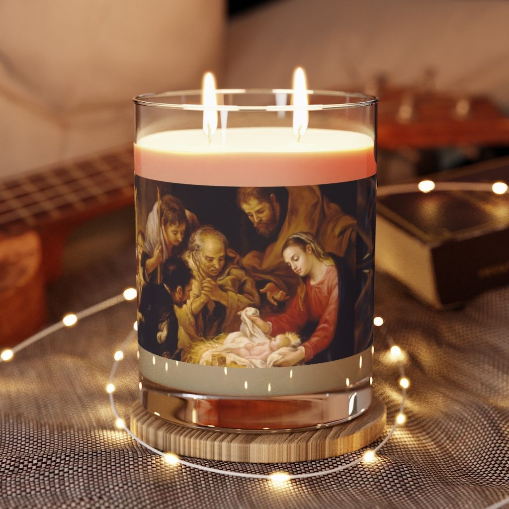 Adoration of the Shepherds #Nativity #Christmas  – Scented #Candle, 11oz