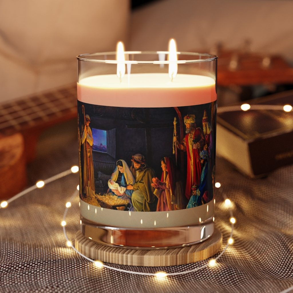 Nativity Scene #Christmas  – Scented #Candle, 11oz