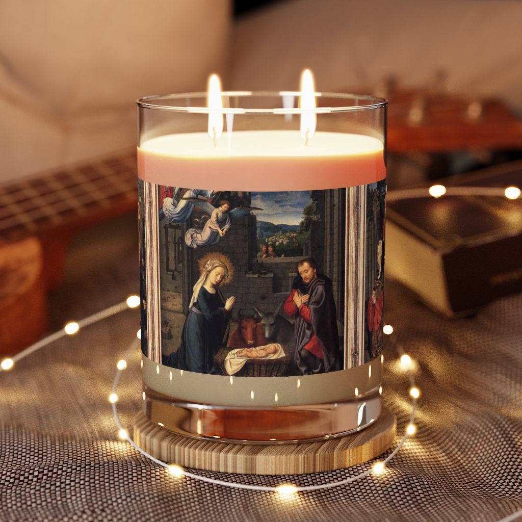 Triptych with the Nativity #Christmas  – Scented #Candle, 11oz