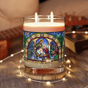 Holy Family Nativity #Christmas  – Scented #Candle, 11oz Candles Rosary.Team