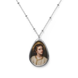 Young Jesus Christ – Oval #Necklace Necklaces Rosary.Team